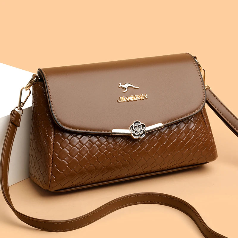Women’s Small Square Retro Bag – Versatile Shoulder Crossbody with Flip Cover