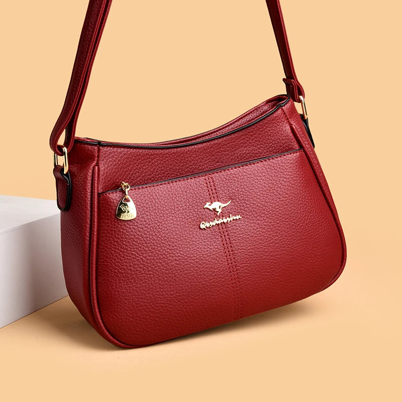 Luxury Soft PU Leather Tote Bag for Women – 2025 Fashion Shoulder & Crossbody Bag
