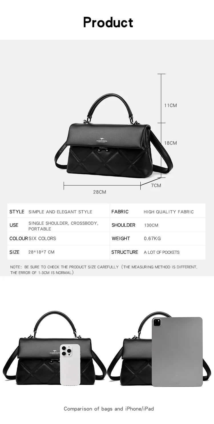 Luxury Korean Style Shoulder Bag – Elegant and Versatile Women’s Purse