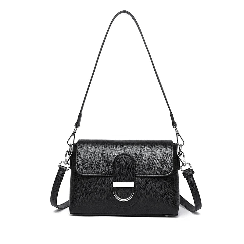 Designer Bag Luxury 100% cowhide Crossbody Handbag for Women Travel Handbag Fashion Shoulder Messenger Bag Ladies Small Flap Bag