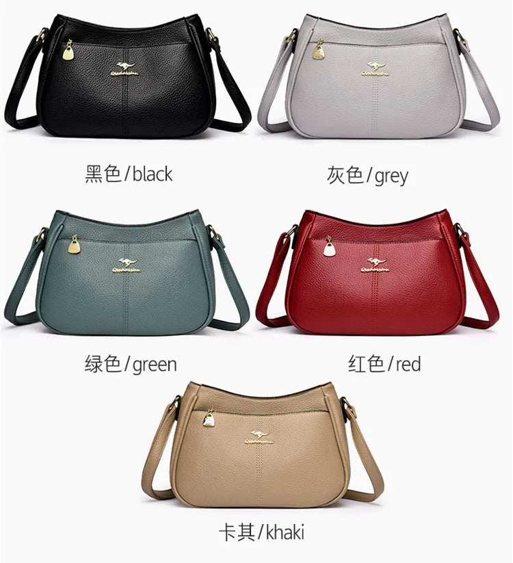 Luxury Soft PU Leather Tote Bag for Women – 2025 Fashion Shoulder & Crossbody Bag