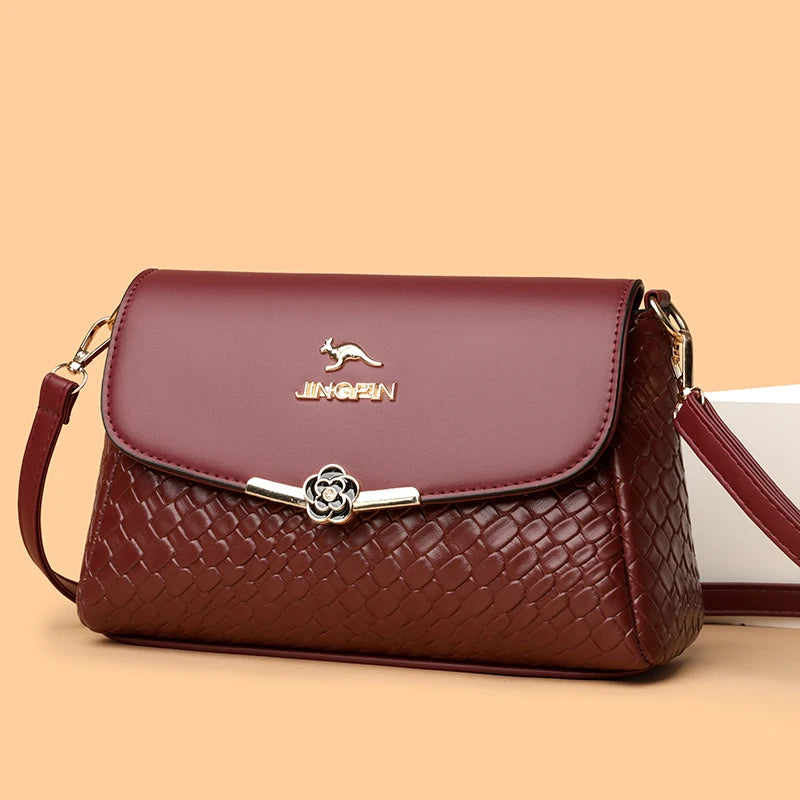 Women’s Small Square Retro Bag – Versatile Shoulder Crossbody with Flip Cover
