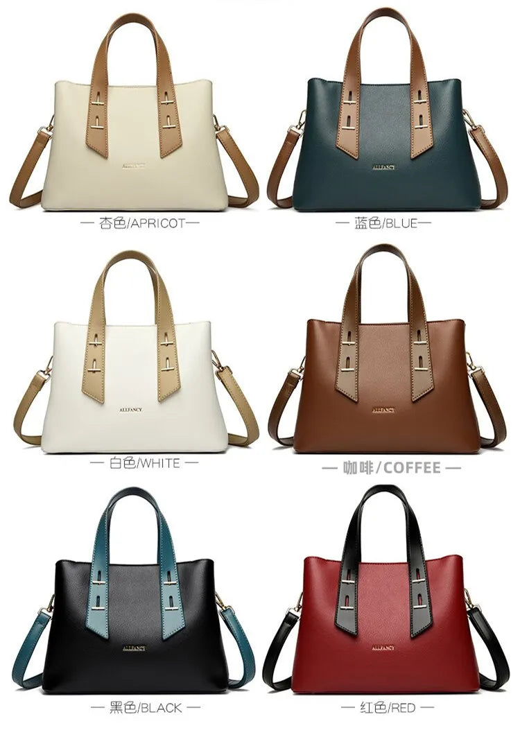 High-Capacity Retro PU Leather Crossbody Handbag for Women – Classic Fashion Shoulder Bag