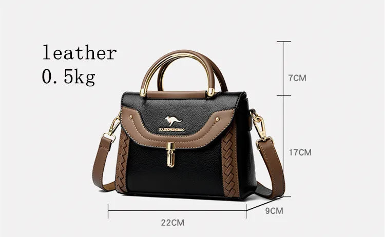 New Fashion Faux Leather Crossbody Handbag for Women – Large Capacity & Adjustable Strap