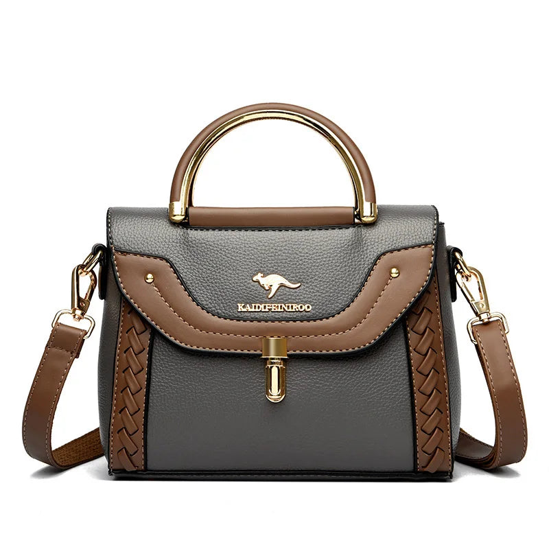 New Fashion Handbag Crossbody Bags for Women Faux Leather Bag Adjustable Strap Top Handle Bag Large Capacity Shoulder Bags Totes