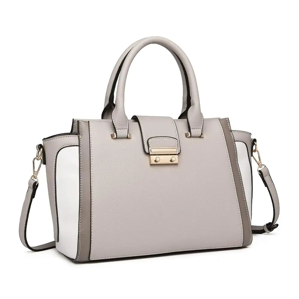 Miss Lulu WOMEN'S Handbag-Retro PU leather Handle bag & shoulder bag, Shopper for Work/Shopping/Holiday