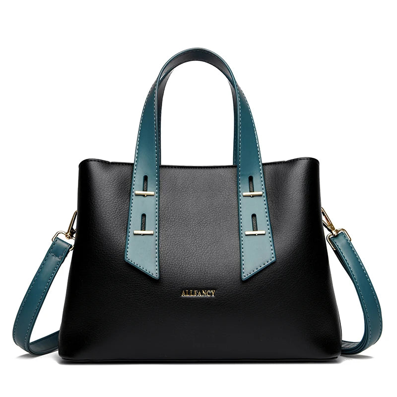 High-capacity Women's Bag Fashion Classical Style Crossbody Handbag Retro PU Leather Shoulder and Purse Casual Bag Daily wallet