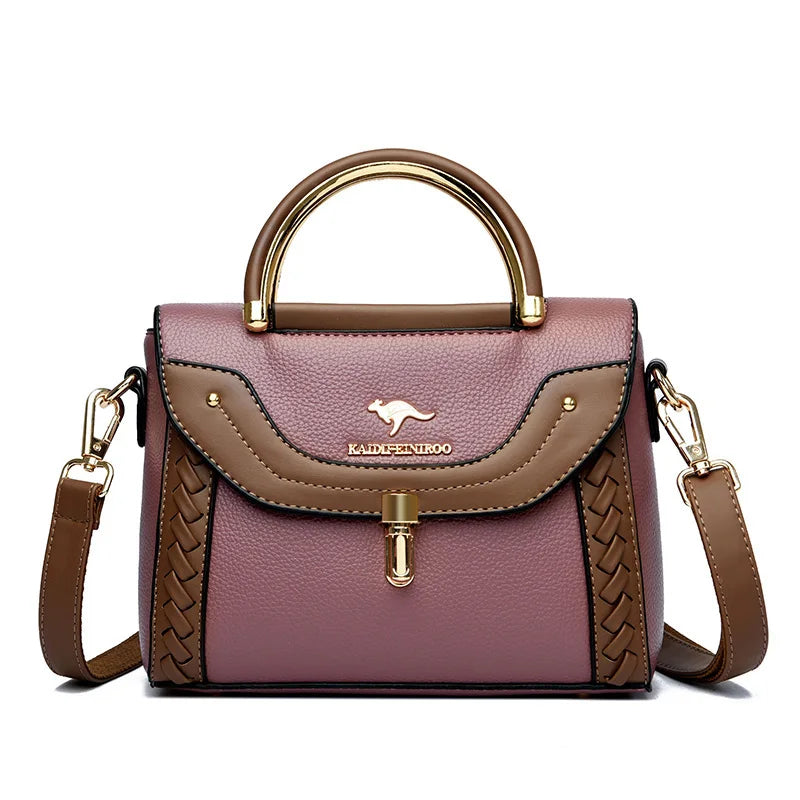New Fashion Handbag Crossbody Bags for Women Faux Leather Bag Adjustable Strap Top Handle Bag Large Capacity Shoulder Bags Totes