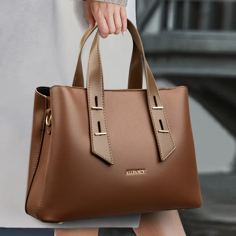 High-capacity Women's Bag Fashion Classical Style Crossbody Handbag Retro PU Leather Shoulder and Purse Casual Bag Daily wallet