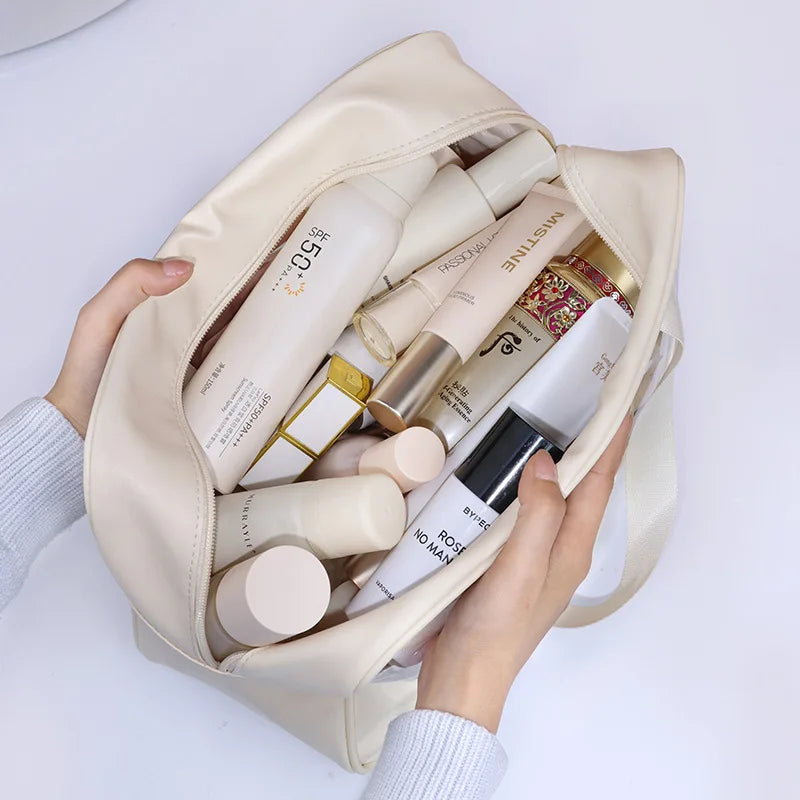 Transparent Waterproof Makeup Bag – Large Capacity Multifunction Travel Pouch for Women