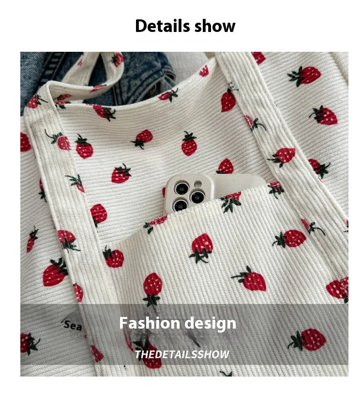 Strawberry Style Shoulder Bag – Fashionable & Versatile