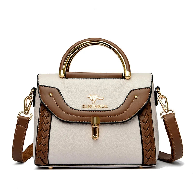 New Fashion Handbag Crossbody Bags for Women Faux Leather Bag Adjustable Strap Top Handle Bag Large Capacity Shoulder Bags Totes