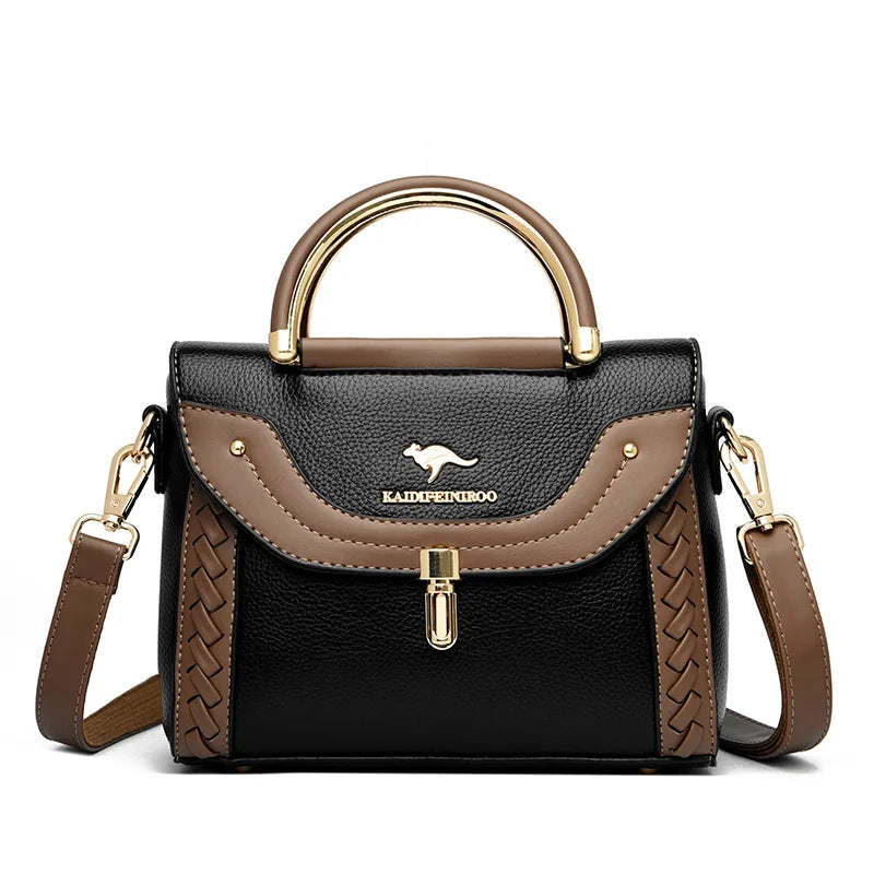 New Fashion Faux Leather Crossbody Handbag for Women – Large Capacity & Adjustable Strap