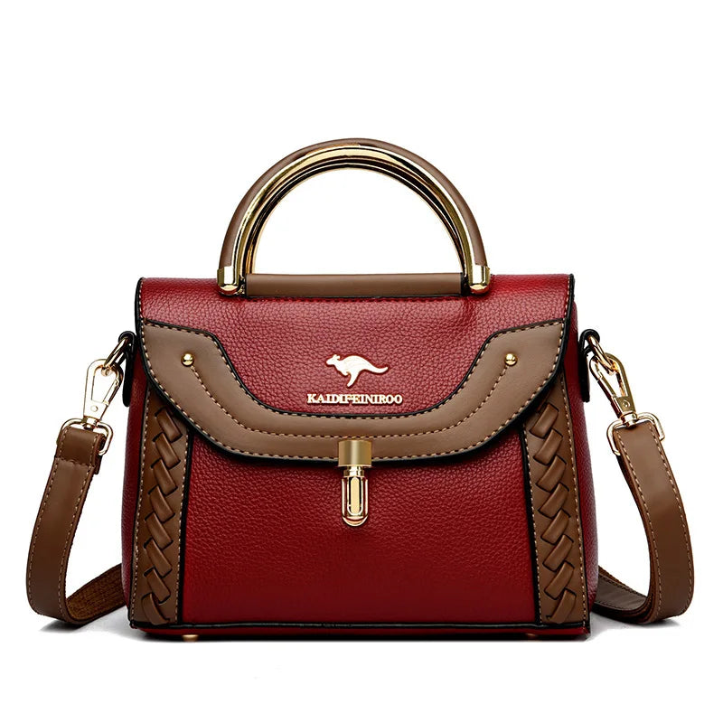 New Fashion Handbag Crossbody Bags for Women Faux Leather Bag Adjustable Strap Top Handle Bag Large Capacity Shoulder Bags Totes